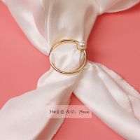 衣角打结扣夏季韩版t恤扣环女衣服下摆创意装饰夹百搭两用丝巾扣 39#