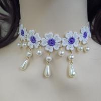 日韩项链女ins锁骨链蕾丝项圈简约学生颈带百搭颈链脖链礼服饰品 8801