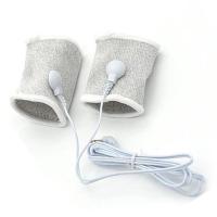 情趣男用理疗按摩器SM自慰电击虐阴茎套阳具根jj套环阴囊睾丸刑具 2]睾丸+阴茎电击裹布+线