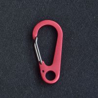 航空铝户外挂扣迷你快挂轻便EDC钥匙扣随身轻巧背包扣具登山扣子 红色 购买1个
