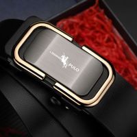 [厂家搞活动]2021新款皮带男士自动扣商务男装青年百搭中年裤带 [土豪金]内穿自动70%用户选择 110CM(建议12