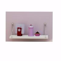 免打孔墙上置物架简约现代搁板客厅壁挂创意墙壁装饰隔板卧室书架 一块30CM暖白色