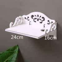 放无线路由器的置物架免打孔壁挂式客厅墙上WiFi放置架挂墙收纳盒 小欧机顶盒架 [无痕钉款]