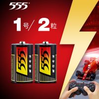 555大号电池一号碱性电池1号1.5v干电池lr20热水器煤气灶燃气家用 大号碱性2节