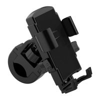 手机导航铝合金支架电动车手机支架外卖后视镜车载防震 第二代加强[车把款]