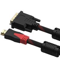 HDMI转DVI线DVI转HDMi双向互转电脑机顶盒PS4接显示器投影仪电视 升级版品牌线大磁环足米颜色随机 3米