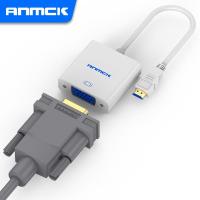 高清hdmi转vga转换器带音频机顶盒笔记本显卡显示器投影仪连接线 渠道VGA线1.5M