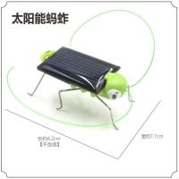 太阳能玩具昆虫小汽车恐龙新奇创意儿童科技科学实验益智户外玩具 蚂蚱[无需组装]