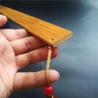 老师用品竹子工艺教训伸缩鞭电笔家尺戒打屁股具惩罚孩学生刑伊 空白戒尺(两面都是光面)