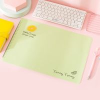 A3学生A4考试卷书写法软垫板硅胶鼠标桌垫带刻度可折叠超大号办公 绿色 A4(29*20cm)