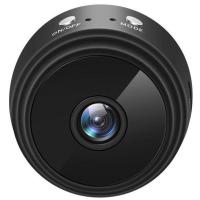 无线监控器摄像头家用高清夜视连手机网络无网WiFi手机远程摄像机 最新超清黑色[内置电池+磁铁] 旧版[吓唬人的-不能连