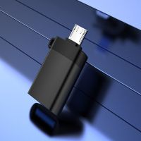 适用于OPPOA5 A3 A8 79A53 A59手机otg转接头U优盘下载歌曲数据线 黑色转接头 安卓 梯形口