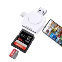 iPhone6苹果手机读卡器 SD TF相机卡读卡器电脑安卓ipad 存储卡