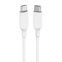 Anker安克 双向Type-C安卓数据线iPadAir2020/MacBook/华为Mate40 [0.9m白]60W