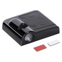 迎宾灯开门汽车装饰用品高清车门投影灯汽车氛围灯感应灯汽车用品 普通款 1个装(送3节电池)(图案随机)