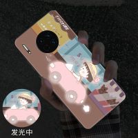 华为mate30发光手机壳p20声控彩光nova8来电闪nova7保护壳mate40 小车车 华为Mate30