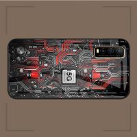 VIVOiQOO手机壳玻璃iQOO3/y70s/x30/Neo3/G1/Neo/y50防摔保护套 5G红电路板 VIVO