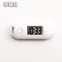 创意投影钟led墙上迷你钟家用时钟日历桌面投影表钥匙扣投射新款 白色不投影