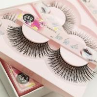 伊彩妍837自然立体仿真纤长交叉眼睫毛新娘学生舞台假睫毛