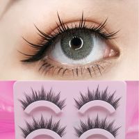 088假睫毛COS自然浓密舞台妆芭比娃娃仿真眼睫毛硬梗可撑双眼皮