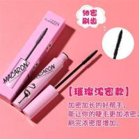 火烈鸟睫毛膏防水纤长卷翘不晕染密加长浓密学生大眼马卡龙女 粉色 粉色浓密