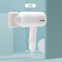 吹风机小型迷你电吹风小功率学生宿舍蓝光锤子可折叠护发冷热风 白色[蓝光标配+风嘴]