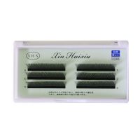 yy睫毛美睫店专用种植嫁接Y型假睫毛超柔软0.07不散根爱情网yy形 6排yy(0.07粗C翘) 8mm