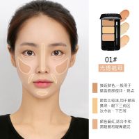 Amy安美三色遮瑕膏遮眼袋黑眼圈修容唇部打底遮瑕液笔轻薄 01#自然色[光透遮瑕]