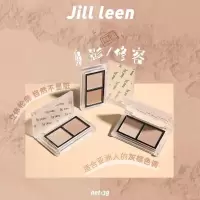JILL LEEN精装OMEGA双色立体鼻影修容填充修饰肤色10克大容量粉饼 3g便携版