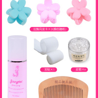 60cm叶罗丽芭比娃娃头发假毛假发夜萝莉3分BJD/SD高温丝改妆娃娃 护理液+梳子+皮筋+发贴[无赠品] 不送假发7礼