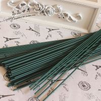 手工制作香皂花杆川崎玫瑰绿假花杆 绿杆手工材料花杆2号花杆铁丝 2号花杆 10