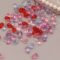 200个装9*13mm透明水滴珠diy古风发饰流苏吊坠饰品材料配件 透明水滴[混色200个]