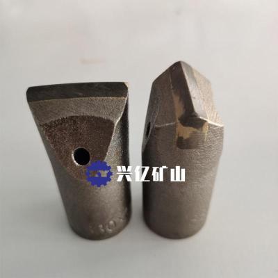 普兰卡矿用一字型钻头风钻头凿岩机钻头岩石合金钎头32 38 40 42 32mm(加强)