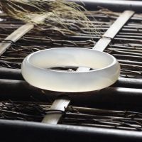 天然玉髓手镯玉手镯水晶手镯手链项链玉石镯子送妈妈送闺蜜 58口适合105-120斤