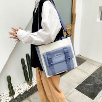 五件套韩版小清新校园双肩包初高中大容量防水背包小学生百搭书包 卡带五件套蓝色斜跨 无礼品