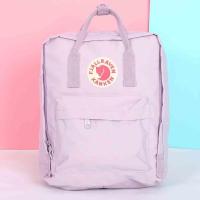 林小宅诺一同款北极白狐户外背包书包背包帆布旅行包小狐狸双肩包 薰衣草 7L小号