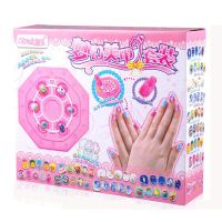 小女孩美甲卡通指甲贴套餐儿童玩具礼物安全无毒防水持久DIY手工