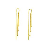 奢华流苏耳环女2021新款耳线气质高级感长款耳坠饰防过敏掉色换新 风情流苏耳线 +礼盒装