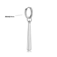 索隆耳环耳钉个性潮人耳环男海贼王同款2021年新款潮耳钉朋克女潮 银色款单只 钛钢半杠铃耳钉单只不掉色