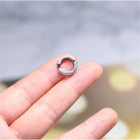 不穿孔假戴系带夹男生乳环夹阴唇夹多用夹耳夹不锈钢饰品耳链脖链 钢色无坠 一只