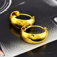 新款时尚耳环久不掉色送妈妈礼物饰品 光面耳环