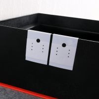 KoMee新款首饰包装卡片EA-PVC003白色石头纹PVC弯钩耳环卡挂卡 EA-PVC163 3.7*5 卡纸100张