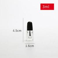 指甲油分装瓶玻璃高档带刷补漆瓶2ml5ml10ml美甲指甲油空瓶 2毫升10个