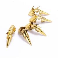 万圣节cosplay舞会 影视表演鹰爪手装扮道具金刚狼指甲手指套道具 金色金刚狼指甲套