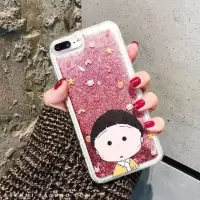 卡通小丸子VIVOX30PRO手机壳y5S闪粉流沙X9Sp软x20Y85Y66女Y83Y97 半身小丸子 流沙 VIV