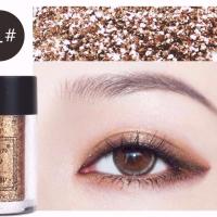 [多功能眼影]眼影闪粉珠光人鱼姬高光粉卧蚕眼影韩版6色可选 01#香槟金