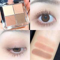 juduo橘朵眼影盘四色30奶茶盘紫色系小盘便携juduoll平价ins超火 30#奶茶盘 全哑光 推荐色