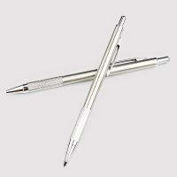 全钢自动铅笔2.0mm自动笔 金属笔 低重心 专业绘画笔 工程笔 金属