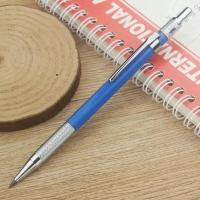 2.0自动铅笔 半金属低重心 铜推芯爪抓芯牢固使用2mm粗芯防滑握笔 蓝色 1支