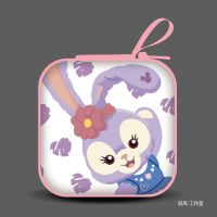 日韩创意耳机收纳包可爱卡通数据线充电器收纳盒迷你零钱包防摔潮 大方包[8.5*8.5] 星黛露